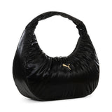 PUMA 091299 04 UP HOBO BAG PUMA BLACK METALLIC GOLD LOGO