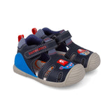 BIOMECANICS 252118-A PIRATA OCEAN BLUE SANDALS