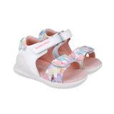 BIOMECANICS 252141 -B ESTAMPADA HEARTS WHITE SANDALS