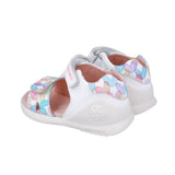 BIOMECANICS 252141 -B ESTAMPADA HEARTS WHITE SANDALS