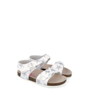 GARVALIN 262467-B313 BLACO Y PLATA SANDALS