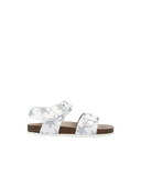 GARVALIN 262467-B313 BLACO Y PLATA SANDALS