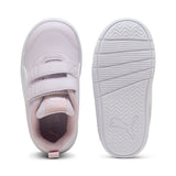 PUMA 310252 12  COURTFLEX LILAC FROST PUMA WHITE SNEAKERS