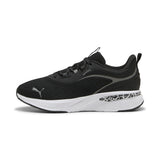 PUMA 312967 01 SOFTRIDE CHARM ANIMAL WNS WHITE-BLACK SNEAKERS