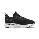 PUMA 312967 01 SOFTRIDE CHARM ANIMAL WNS WHITE-BLACK SNEAKERS