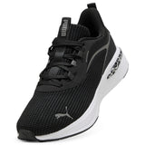 PUMA 312967 01 SOFTRIDE CHARM ANIMAL WNS WHITE-BLACK SNEAKERS
