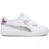 PUMA SMASH 392586 3.0 L STAR GLOW INF KIDS WHITE SILVER