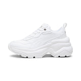 PUMA 393915 02  CILIA WEDGE SNEAKERS WHITE