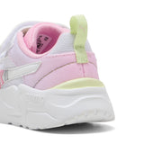 PUMA 405022 02 LT COME ON AC+INF LEVENDER-WHITE APPLE SPRITZ SNEAKERS