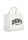 DKNY R41AOR57 MMW MARSHMALLOW HADLEE TOTE HANDBAG