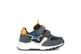 GEOX B364YB022BC C0070  B PYRIP BOY GREY/YELLOW SNEAKER