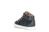 GEOX  B36D5B022NFC1377 KILWI GREY/PINK ANKLE BOOTS