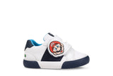 GEOX B551NC000BCC0899 GISLI  WHITE/NAVY SNEAKERS SUPER MARIO