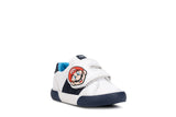 GEOX B551NC000BCC0899 GISLI  WHITE/NAVY SNEAKERS SUPER MARIO