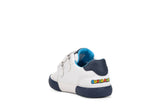 GEOX B551NC000BCC0899 GISLI  WHITE/NAVY SNEAKERS SUPER MARIO