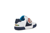 GEOX B551NC000BCC0899 GISLI  WHITE/NAVY SNEAKERS SUPER MARIO