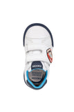 GEOX B551NC000BCC0899 GISLI  WHITE/NAVY SNEAKERS SUPER MARIO
