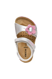 GEOX B552RD 000NF C1000 WHITE SANDALS
