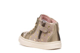 GEOX B563HA 0BSNF C5005  B NASHIK A PRINT SUEDE=PEARL DK BEIGE BOOTIES