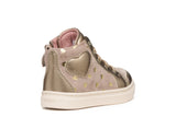 GEOX B563HA 0BSNF C5005  B NASHIK A PRINT SUEDE=PEARL DK BEIGE BOOTIES