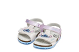 GEOX B652RB 000NF C1294 SILVER/SKY CHALKI SANDALS