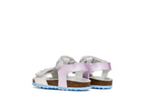 GEOX B652RB 000NF C1294 SILVER/SKY CHALKI SANDALS