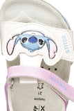 GEOX B652RB 000NF C1294 SILVER/SKY CHALKI SANDALS