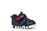 GEOX B655PB NAVY/RED OBC14 C0735 SANDALS