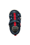 GEOX B655PB NAVY/RED OBC14 C0735 SANDALS