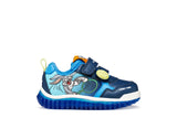 GEOX B655ZB 05411 CB44D LT NAVY/AZURE SNEAKERS LIGHTS