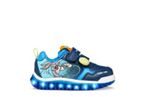 GEOX B655ZB 05411 CB44D LT NAVY/AZURE SNEAKERS LIGHTS