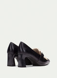 HISPANITAS CHI243524 BLACK AND WHITE SOHO HEEL