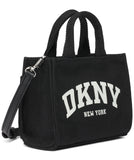 DKNY R53AOM56 BSV BLACK/SILVER HADLEE CROSS BODY HANDBAG