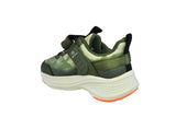 BULL BOYS DNAR5274 URAGANO REX VERDE GIUNGLA SNEAKERS