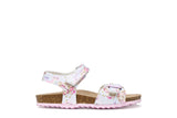 GEOX J028MC 00004 C0BE8 CRYSTAL/PINK SANDALS