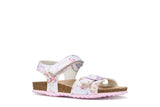 GEOX J028MC 00004 C0BE8 CRYSTAL/PINK SANDALS