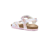 GEOX J028MC 00004 C0BE8 CRYSTAL/PINK SANDALS