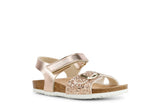 GEOX J028MC 0NFEW C2010 J ADRIEL PLATINUM SANDAL