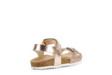 GEOX J028MC 0NFEW C2010 J ADRIEL PLATINUM SANDAL