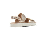 GEOX J15EAA COSTAREI GOLD SANDAL GIRLS