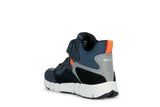 GEOX J269XA032MEC0659 JFLEXYPER BOY NAVY/ORANGE ANKLEBOOTS