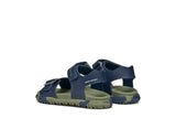 GEOX J35HMA 00054 CF4A3 FUSBETO NAVY/MILITARY SANDALS