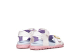 GEOX J35HQA 000BC C0653 WHITE/MULTICOLOR SANDALS