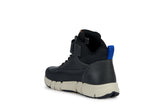 GEOX J369BA0CLFUC9999 FLEXYPER BOY BLACK ANKLE BOOTS
