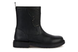 GEOX  J369QJ000BCC9999 J ECLAIR GIRL BLACK ANKLE BOOTS