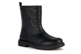 GEOX  J369QJ000BCC9999 J ECLAIR GIRL BLACK ANKLE BOOTS