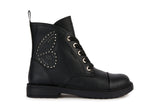 GEOX J369QM000BCC9999   J ECLAIR GIRL BLACK ANKLE BOOTS