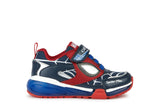 GEOX  J36FED0FUCEC0833  BAYONYC BOY ROYAL BLUE/RED Παιδικά Sneakers