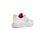 GEOX SPRINTYE J36FWB WHITE/MULTICOLOUR SNEAKER KIDS GIRLS