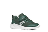 GEOX SPRINTYE J36GBA DK GREEN BOY SNEAKERS KIDS